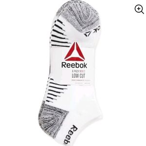 Reebok 6 pack Men's low cut socks